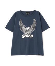 schott（ショット）の「Schott/ショット/KID'S  GLITTER EAGLE  T-SHIRT/キッズ グリッターイーグル Tシャツ（Tシャツ/カットソー）」