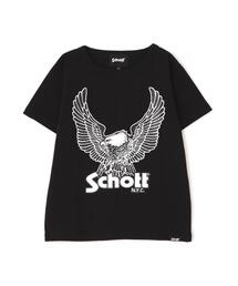 schott（ショット）の「Schott/ショット/KID'S  GLITTER EAGLE  T-SHIRT/キッズ グリッターイーグル Tシャツ（Tシャツ/カットソー）」
