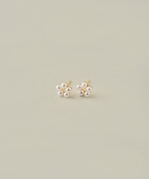 〈VATSURICA〉silver925 / フラワー パール ピアス