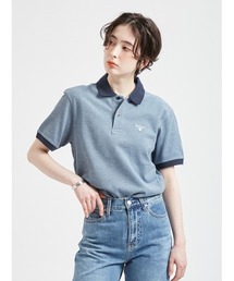 Barbour（バブアー）の「Barbour ロゴ バイカラー スポーツ ポロシャツ（ポロシャツ）」