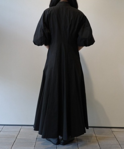 CLANE FORM SLEEVE PANEL LINE SHIRT ONEPIECE（ワンピース）｜CLANE