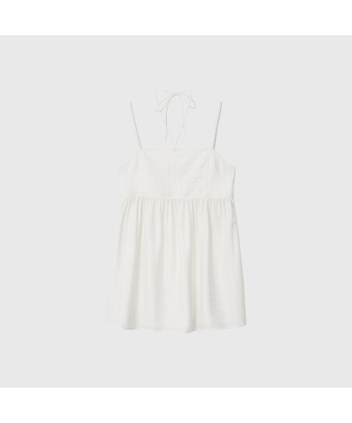 LOOKAST(ルックキャスト)の「ソフィスリーブレスミディブラウス_アイボリー / SOPHIE SLEEVELESS MIDI BLOUSE_IVORY(シャツ/ブラウス・レディース・アイボリー・SMALL/MEDIUM)」の1枚目の写真