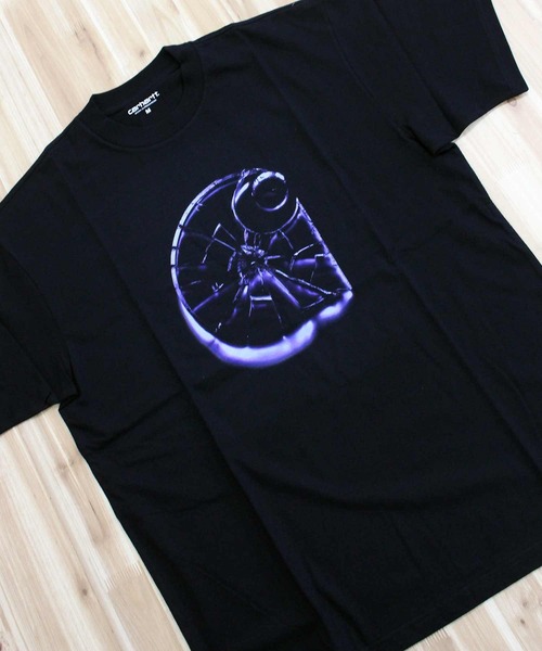 Carhartt WIP(カーハートダブリューアイピー)の「WIP シャッタードTシャツ S/S Shattered T-Shirt(Tシャツ/カットソー・メンズ・ブラック/ホワイト・M/L/XL)」の8枚目の写真