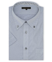m.f.editorial（エムエフエディトリアル）の「ワイシャツ メンズ ストレッチ 速乾 汗染み防止 遮熱 UV ノンアイロン ボタンダウン 半袖 ビジネス ドレス NEWスタンダードフィット（ビジネスシャツ）」