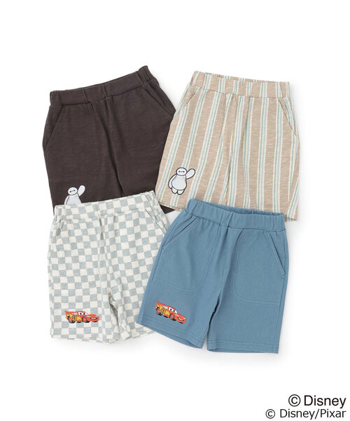 petit main(プティマイン)の「【Disney】/【Disney/Pixar】ベイマックス / カーズ/ カットハーフパンツ(スウェットパンツ・キッズ・ブルー/ブラウン/ストライプ/ブルーグレー・80cm/130cm/110cm/100cm/90cm/120cm)」の8枚目の写真