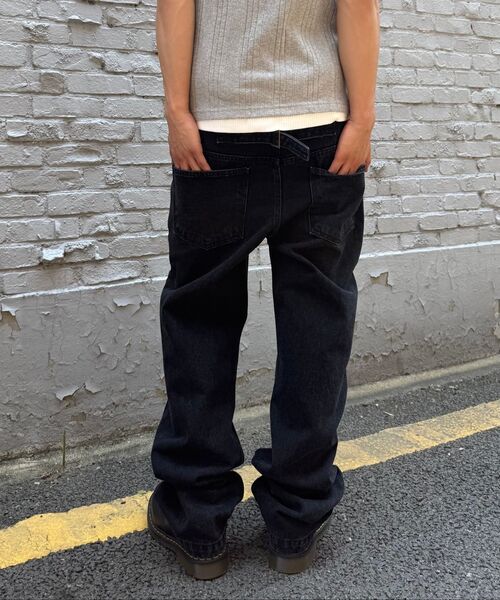 JUAN HOMME(ジュアンオム)の「コアス レギュラーデニムパンツ (ブラック)(デニムパンツ・メンズ・その他・SMALL/MEDIUM/LARGE)」の8枚目の写真