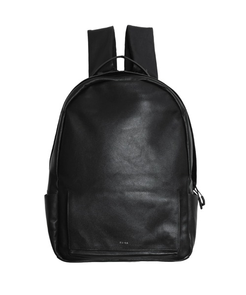 YArKA（ヤーカ）の「【YArKA/ヤーカ】real leather flap pocket round backpack [Alnitak11] / リアルレザー丸型フラップポケットバックパック(リュック)（バックパック/リュック・レディース・ブラック・FREE）」の10枚目の写真