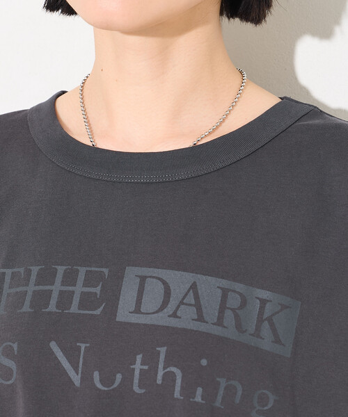 FREAK'S STORE（フリークスストア）の「ワントーン ロゴTシャツ/オーバーサイズTシャツ（Tシャツ/カットソー・レディース・チャコール/ブルー/ブラウン・ﾌﾘ-）」の22枚目の写真