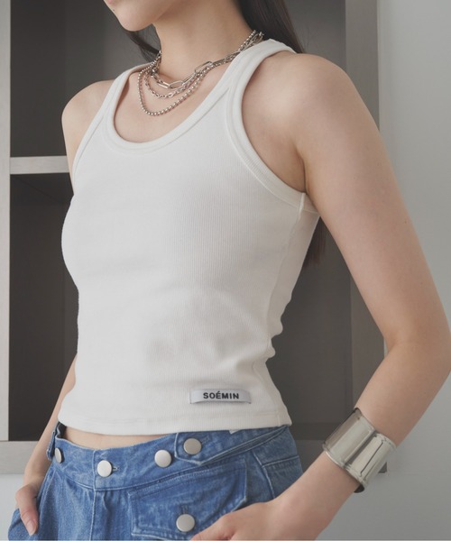 Basic rib tanktop／ベーシックリブタンクトップ（タンクトップ