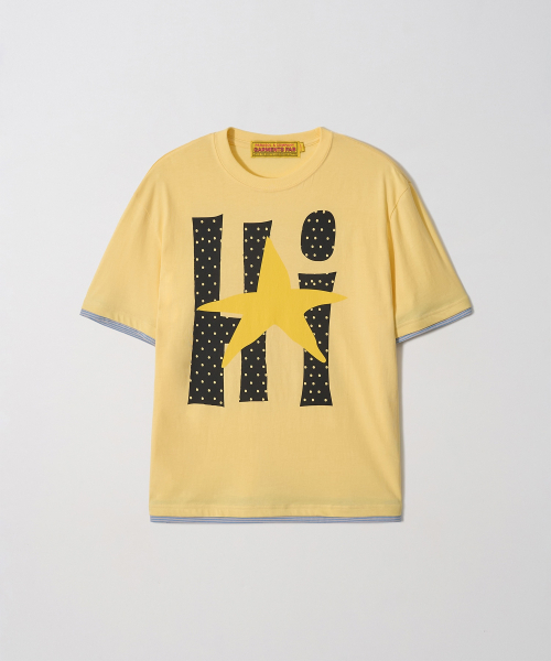 GARMENTS FAB(ガーメンツファブ)の「Hi Stripe Layered Tee (YELLOW)(Tシャツ/カットソー・レディース・その他・MEDIUM/LARGE)」の1枚目の写真