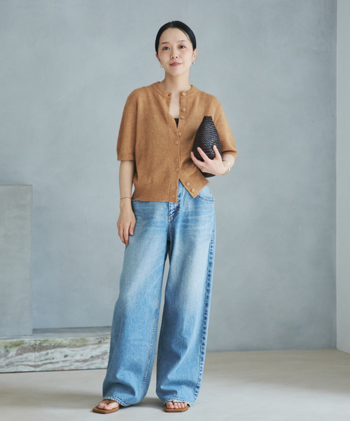 plage（プラージュ）の「Mohair Mix Hansode カーディガン（カーディガン/ボレロ・レディース・ブラック/キャメル・FREE）」の11枚目の写真