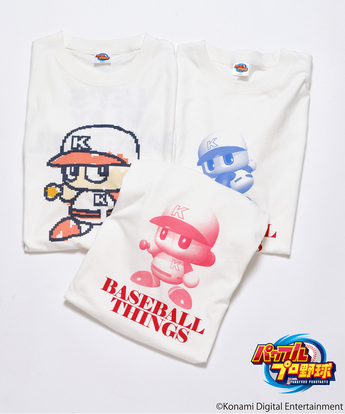 JOURNAL STANDARD relume(ジャーナルスタンダード レリューム)の「パワプロくん 別注 ”PLAY BASEBALL” プリントTシャツ(Tシャツ/カットソー・メンズ・ホワイト・LARGE/MEDIUM)」の3枚目の写真