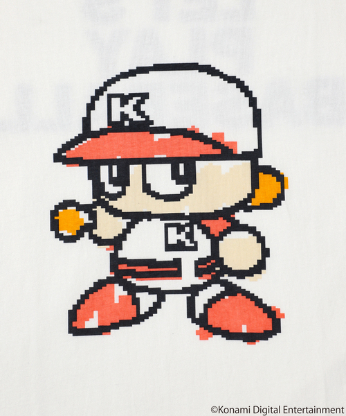JOURNAL STANDARD relume(ジャーナルスタンダード レリューム)の「パワプロくん 別注 ”PLAY BASEBALL” プリントTシャツ(Tシャツ/カットソー・メンズ・ホワイト・LARGE/MEDIUM)」の5枚目の写真