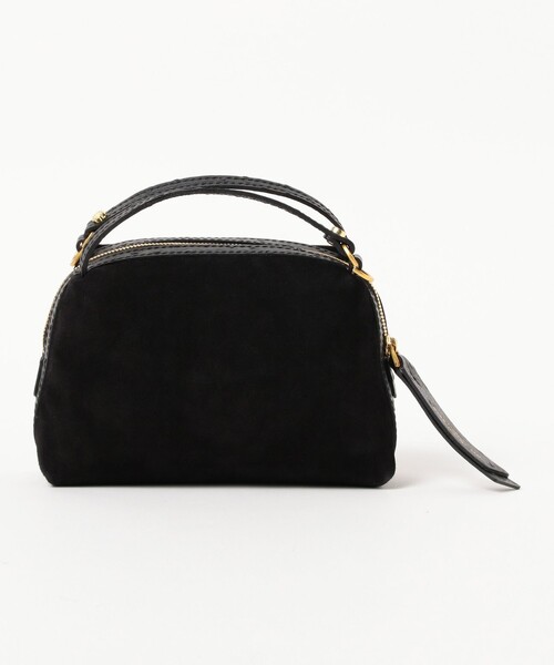 Demi-Luxe BEAMS(デミルクス ビームス)の「GIANNI CHIARINI / スエード ALIFA レザー ショルダーバッグ S(トートバッグ・レディース・ブラック/ライトブラウン・ONE SIZE)」の6枚目の写真