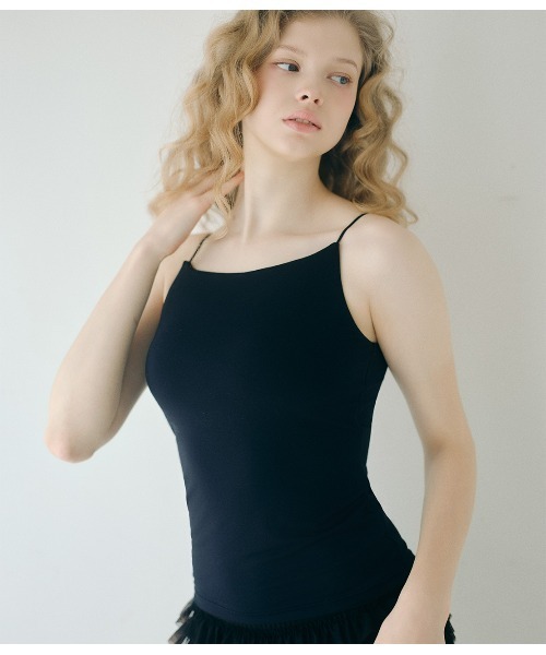 PEACH JOHN(ピーチジョン)の「バックレースブラキャミソール(キャミソール・レディース・ブラック/アイボリー・LARGE/MEDIUM/SMALL)」の6枚目の写真