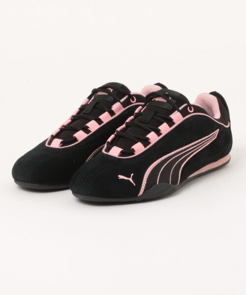 PUMA(プーマ)の「【PUMA】プーマ キャッチ ソレイユ SD(スニーカー・レディース・ブラック×ピンク・23.0cm/23.5cm/24.0cm/24.5cm)」の1枚目の写真