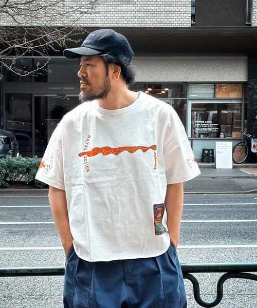 NATAL DESIGN(ネイタルデザイン)の「GRAVITY TRIP TEE(Tシャツ/カットソー・メンズ・ホワイト/ブラック・SMALL/MEDIUM/LARGE)」の3枚目の写真