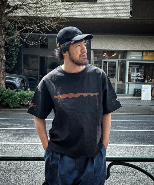 NATAL DESIGN(ネイタルデザイン)の「GRAVITY TRIP TEE(Tシャツ/カットソー・メンズ・ホワイト/ブラック・SMALL/MEDIUM/LARGE)」の4枚目の写真