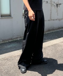 Jieda（ジエダ）の「【WEB限定】数量限定double pleated wide leg trousers/シーズンレス/ワイドスラックス/CONZ/夏服（スラックス）」