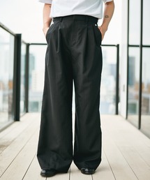 JIEDA（ジエダ）の「double pleated wide leg trousers/シーズンレス/ワイドスラックス/CONZ（スラックス）」