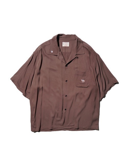 TOWNCRAFT / 50S вышитая короткая рубашка S/S