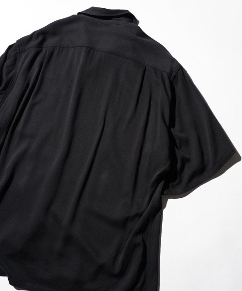 TOWNCRAFT（タウンクラフト）の「TOWNCRAFT / 50S EMBROIDERY S/S SHIRT（シャツ/ブラウス・メンズ・ブラック/ブラウン・LARGE/MEDIUM/SMALL）」の8枚目の写真