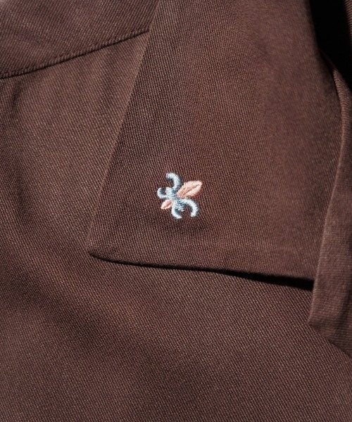 TOWNCRAFT（タウンクラフト）の「TOWNCRAFT / 50S EMBROIDERY S/S SHIRT（シャツ/ブラウス・メンズ・ブラック/ブラウン・LARGE/MEDIUM/SMALL）」の12枚目の写真