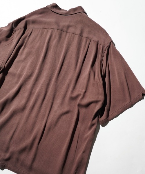 TOWNCRAFT（タウンクラフト）の「TOWNCRAFT / 50S EMBROIDERY S/S SHIRT（シャツ/ブラウス・メンズ・ブラック/ブラウン・LARGE/MEDIUM/SMALL）」の17枚目の写真
