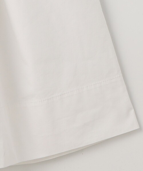 GANNI(ガニー)の「GANNI/ガニー Washed Stretch Cotton Tie Strap / W0306 / パフスリーブ 深Vネック ロングワンピース / リボン(ワンピース・レディース・オフホワイト・36)」の5枚目の写真