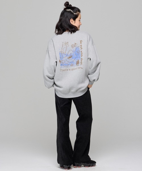 KRIFF MAYER Lady's Collection（クリフメイヤーレディースコレクション）の「ベロア風柔らかパンツ（その他パンツ・レディース・ボルドー/ブラック・LARGE/MEDIUM）」の9枚目の写真