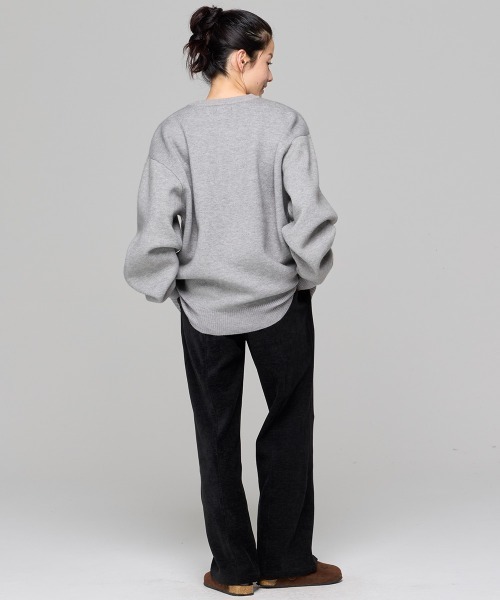 KRIFF MAYER Lady's Collection（クリフメイヤーレディースコレクション）の「ベロア風柔らかパンツ（その他パンツ・レディース・ボルドー/ブラック・LARGE/MEDIUM）」の14枚目の写真