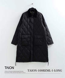 【TAION(タイオン)】〈ユニセックス〉ミリタリー バルカラー ロング ダウンコート