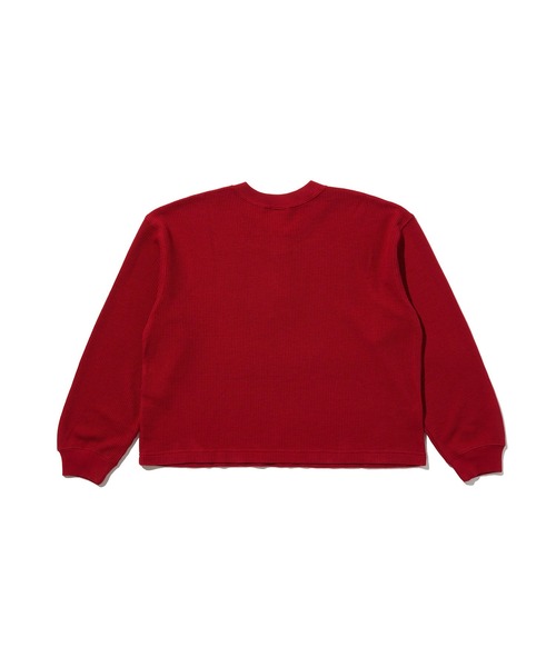 Levi's（リーバイス）の「Levi's/リーバイス DRY GOODS リラックス ロングスリーブ ヘンリーTシャツ（Tシャツ/カットソー・レディース・レッド・XS/S/M）」の5枚目の写真