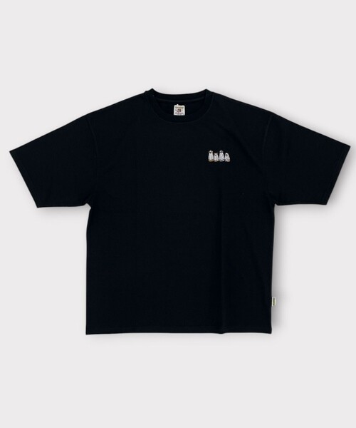 FREDY MAC(フレディーマック)の「【FREDYMAC/フレディマック】度詰め天竺アニマル刺繍TEE(Tシャツ/カットソー・メンズ・アイボリー/ブラック/ホワイト・L/M)」の4枚目の写真