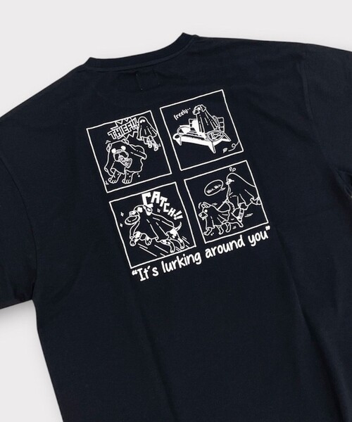 FREDY MAC(フレディーマック)の「【FREDYMAC/フレディマック】度詰め天竺アニマル刺繍TEE(Tシャツ/カットソー・メンズ・アイボリー/ブラック/ホワイト・L/M)」の5枚目の写真