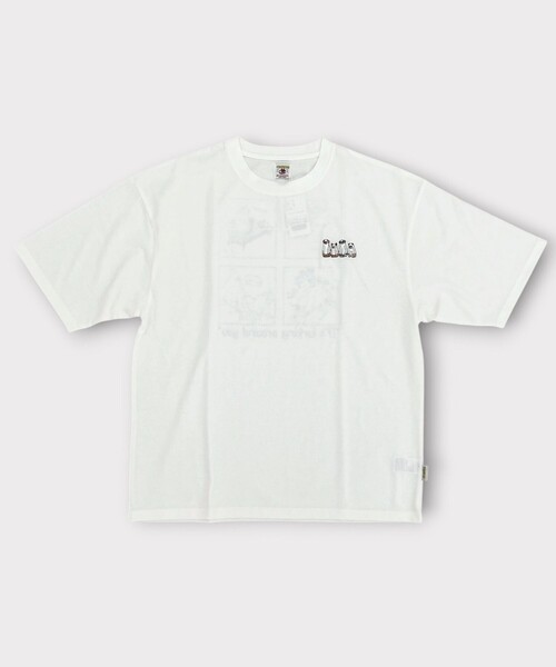 FREDY MAC(フレディーマック)の「【FREDYMAC/フレディマック】度詰め天竺アニマル刺繍TEE(Tシャツ/カットソー・メンズ・アイボリー/ブラック/ホワイト・L/M)」の6枚目の写真