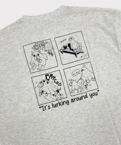 FREDY MAC(フレディーマック)の「【FREDYMAC/フレディマック】度詰め天竺アニマル刺繍TEE(Tシャツ/カットソー・メンズ・アイボリー/ブラック/ホワイト・L/M)」の7枚目の写真