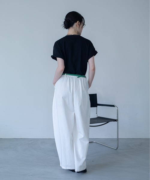 VACANCY(ヴァカンシー)の「配色メッセージBIG Tシャツ(Tシャツ/カットソー・レディース・ブラック/ホワイト/グレー・FREE)」の9枚目の写真