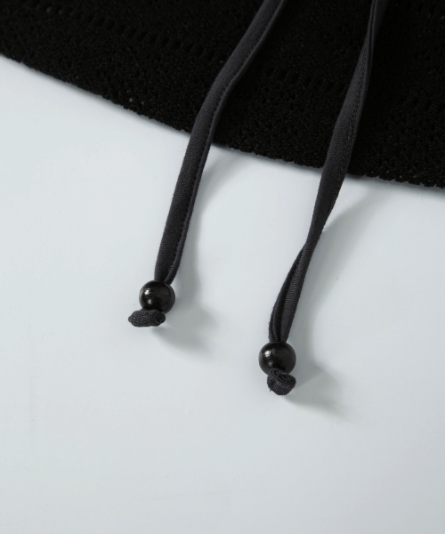 ASON（アズオン）の「WAVY LACE TOP / BLACK（その他トップス・レディース・その他・FREE）」の5枚目の写真