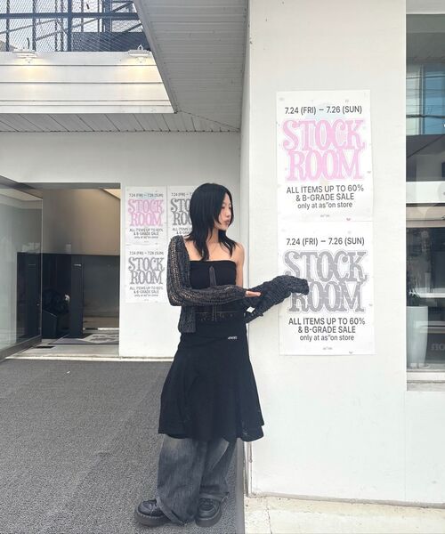 ASON（アズオン）の「WAVY LACE TOP / BLACK（その他トップス・レディース・その他・FREE）」の15枚目の写真