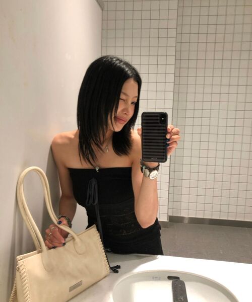 ASON（アズオン）の「WAVY LACE TOP / BLACK（その他トップス・レディース・その他・FREE）」の19枚目の写真