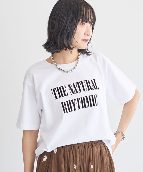 Green Parks(グリーンパークス)の「フロッキーロゴTシャツ(Tシャツ/カットソー・レディース・オフホワイト/ブラウン/ホワイト系その他・FREE)」の20枚目の写真