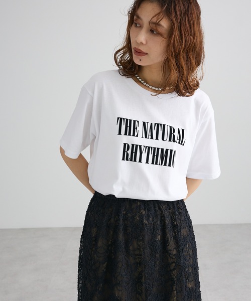 Green Parks(グリーンパークス)の「フロッキーロゴTシャツ(Tシャツ/カットソー・レディース・オフホワイト/ブラウン/ホワイト系その他・FREE)」の18枚目の写真