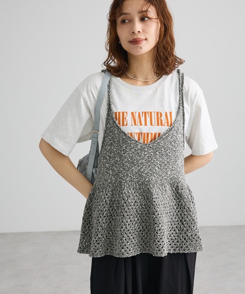 Green Parks(グリーンパークス)の「フロッキーロゴTシャツ(Tシャツ/カットソー・レディース・オフホワイト/ブラウン/ホワイト系その他・FREE)」の14枚目の写真
