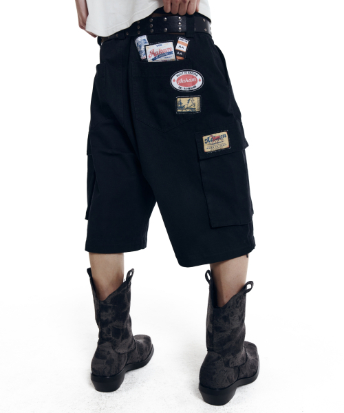 AAKAM(アーカム)の「Patch Cargo Bermuda Pants (Black)(その他パンツ・レディース・その他・1/2)」の5枚目の写真