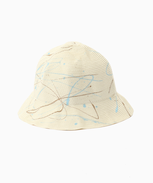 INFIELDER DESIGN(インフィールダーデザイン)の「INFIELDER DESIGN / インフィールダーデザイン PAPER HAT(ハット・メンズ・ホワイト/キャメル・FREE)」の1枚目の写真
