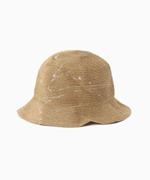 INFIELDER DESIGN(インフィールダーデザイン)の「INFIELDER DESIGN / インフィールダーデザイン PAPER HAT(ハット・メンズ・ホワイト/キャメル・FREE)」の3枚目の写真