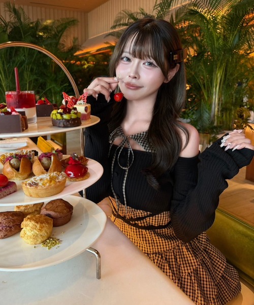 one after another NICE CLAUP(ワンアフターアナザーナイスクラップ)の「アンサンブルティアードミニワンピース(ワンピース・レディース・グレー系その他/ブラック系その他/ベージュ系その他・FREE)」の9枚目の写真