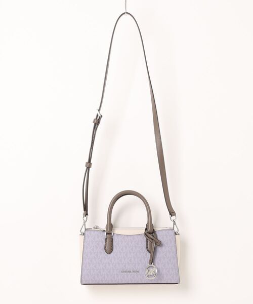 MICHAEL KORS(マイケルコース)の「ARDEN トップジップ クロスボディ スモール - MKシグネチャー(ショルダーバッグ・レディース・ライラック・FREE)」の1枚目の写真