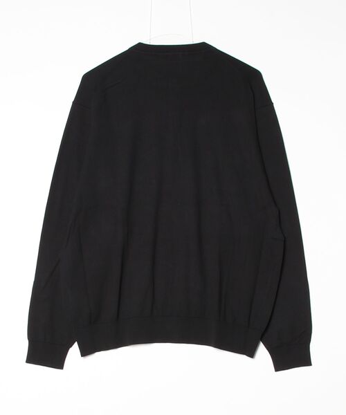 ATON(エイトン)の「【ATON】 SMOOTH SUVIN(Tシャツ/カットソー・メンズ・ブルー/ブラック・4)」の3枚目の写真